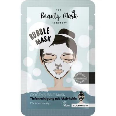 The Beauty Mask Company Oxygen Bubble Mask Tuchmaske (Maska bąbelkowa na twarz)