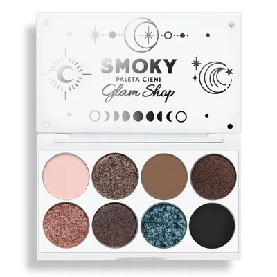 Glam Shop GlamBOX, Paleta cieni do powiek `Smoky`
