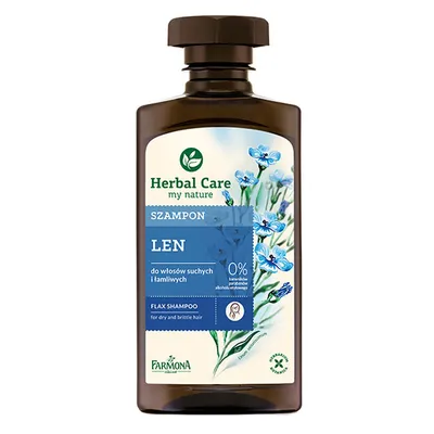 Herbal Care Szampon do włosów suchych i łamliwych `Len`