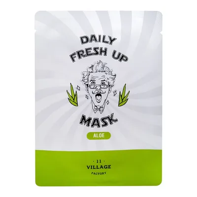 11 Village Factory Daily Fresh Up Mask Aloe (Maska w płachcie z aloesem)