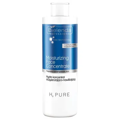 Bielenda Professional H2 Pure, Moisturizing Face Concentrate (Kwasowy koncentrat oczyszczająco-nawilżający)