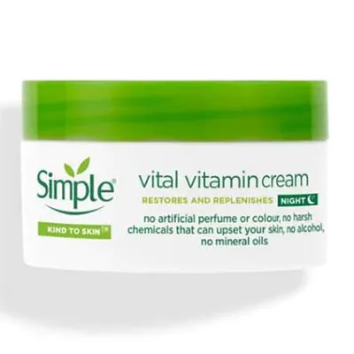 Simple Vital Vitamin, Restoring Night Cream (Odżywczy krem na noc)