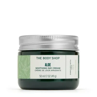 The Body Shop Aloe Soothing Day Cream (Wegański kojący krem na dzień `Aloes`)