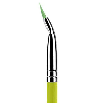 Bdellium Tools Green Bambu, Bent Eyeliner Brush 708 (Pędzelek do eyelinera)