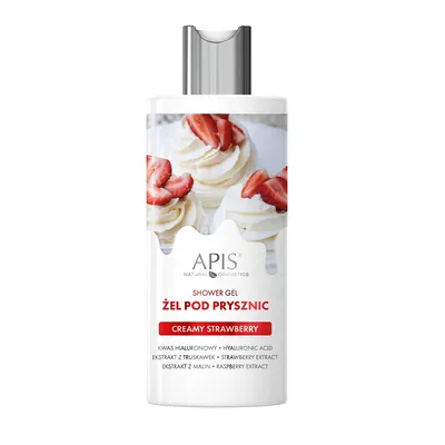 Apis Creamy Strawberry Shower Gel (Żel pod prysznic)