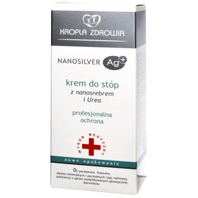 Kropla Zdrowia Krem do stóp z nanosrebrem i urea