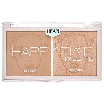 Hean Happy Time Palette Bronzer & Highlighter (Paletka do konturowania)