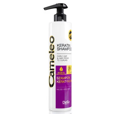 Delia Cameleo BB, Keratin, Szampon bez soli keratynowy do włosów kręconych