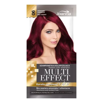 Joanna Multi Effect Color Keratin Complex (Szamponetka koloryzująca w saszetce do 4 -8 myć (nowa wersja))