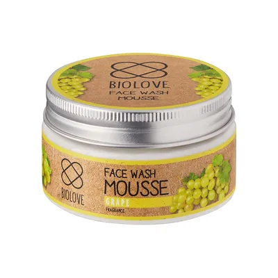Biolove Grape, Face Wash Mousse (Mus do mycia twarzy `Winogrona`)