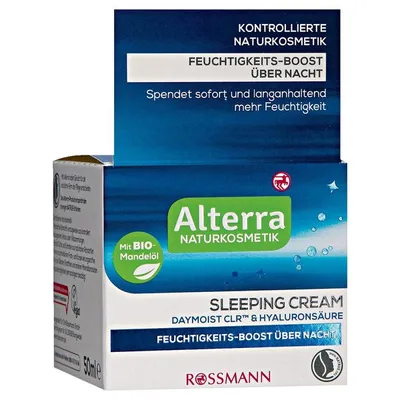 Alterra Sleeping Cream (Krem na noc z kwasem hialuronowym)