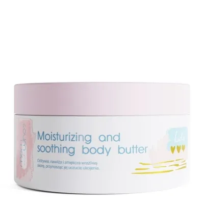 Mom and Who Kids, Moisturizing and Soothing Body Butter (Nawilżająco-kojące masełko do ciała dla dzieci)