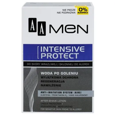 AA MEN Intensive Protect, Łagodząca woda po goleniu