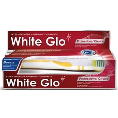 White Glo Professional Choice, Extra Strength Whitening Toothpaste (Profesjonalna pasta wybielająca do zębów)
