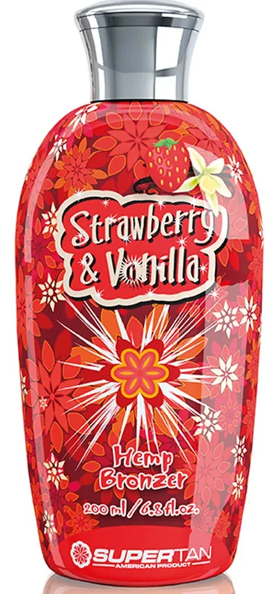 SuperTan Strawberry & Vanilla Hemp Bronzer (Bronzer do ciała)