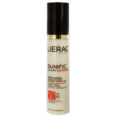 Lierac Sunific Solaire Extreme, Creme Invisible (Jedwabiście lekki krem ochronny SPF 50+)