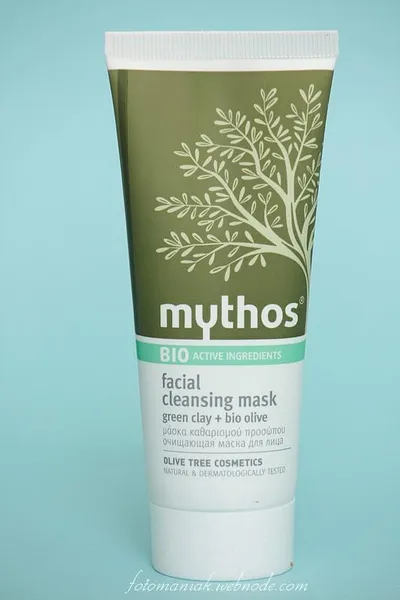 Flax Mythos, Facial Cleansing Mask (Oczyszczająca maseczka do twarzy z zieloną glinką)