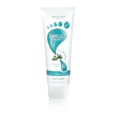 Oriflame Feet Up Comfort, Anti-perspirant Foot Cream (Antyperspiracyjny krem do stóp)