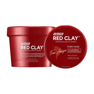 Missha Amazon Red Clay Pore Mask (Maseczka oczyszczająca z glinką)