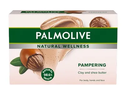 Palmolive Natural Wellness, Pampering Clay and Shea Butter Soap (Pielęgnujące mydło w kostce z glinką i ekstraktem z masła shea)