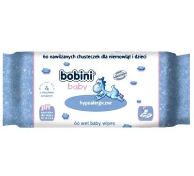 Bobini Baby, Chusteczki nawilżane hypoalergiczne
