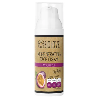 Biolove Passion Fruit, Regenerating Face Cream (Regenerujący krem do twarzy `Marakuja`)