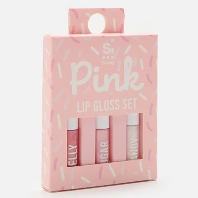Sinsay Pink Lip Gloss Set (Zestaw błyszczyków)