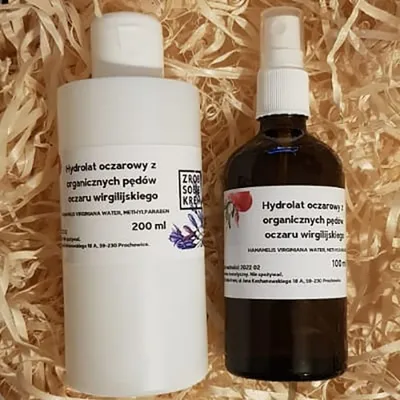 Zrób sobie krem Hydrolat z liści oczaru organiczny