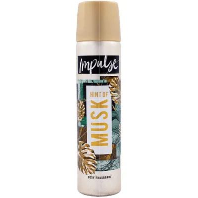 Unilever Impulse, Hint of Musk Body Spray Deodorant (Perfumowany spray do ciała o piżmowej nucie)