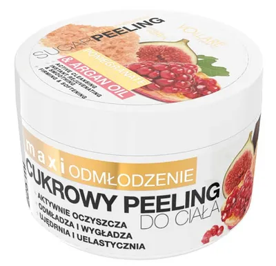 Vollare Cosmetics Peeling cukrowy do ciała z ekstraktem z granatu, figi i olejem arganowym
