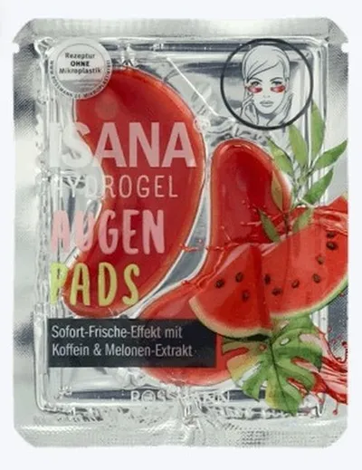 Isana Hydrogel Augen Pads Wassermelone (Płatki pod oczy ekstraktem z arbuza)
