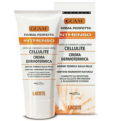 Lacote Guam, Crema Contro La Cellulite Dermotermica Inthenso (Krem o intensywnym działaniu antycellulitowym i ujędrniającym)