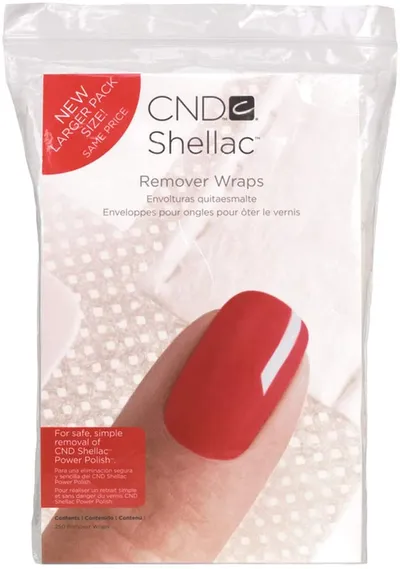 Creative Nail Design (CND) Shellac, Remover Wraps (Samloprzylepne paski do usuwania lakieru hybrydowego)