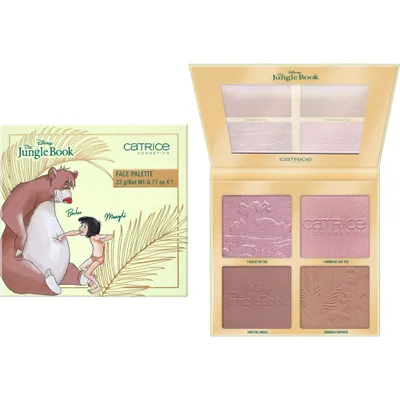 Catrice Disney, The Magic of Friendship, The Jungle Book  Tales About The Jungle Face Palette (Paleta do konturowania i rozświetlania)