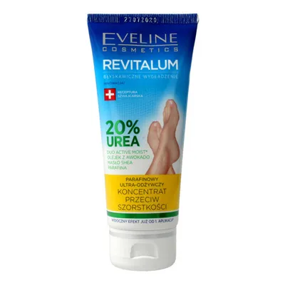 Eveline Cosmetics Revitalum, Parafinowy ultra-odżywczy koncentrat przeciw szorstkości stóp 20% Urea