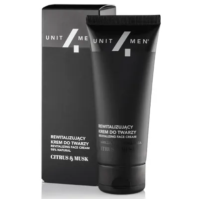 Unit4Men Rewitalizujący krem do twarzy `Citrus & Musk`