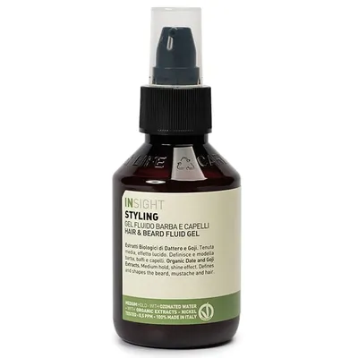 Insight Styling, Hair & Beard Fluid Gel (Żel do włosów i brody)