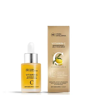 Stara Mydlarnia Eco Receptura , Vitamin C , Aktywnie skoncentrowane serum do twarzy 15 %