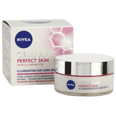 Nivea Cellular Perfect Skin, Illuminating Day Care SPF 15 (Krem na dzień do twarzy)