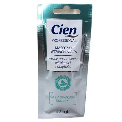 Cien Professional, Maseczka wzmacniająca `Olej z awokado & bambus`