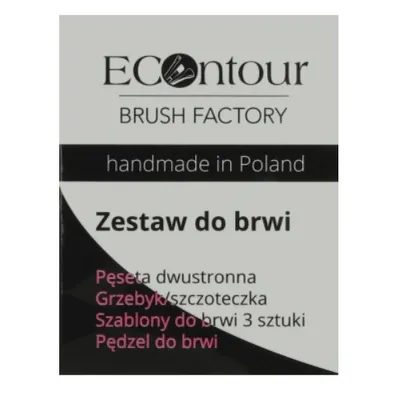 ECOntour Brush Factory Zestaw do brwi