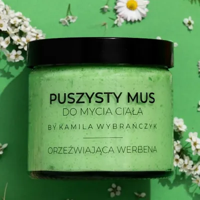 By Kamila Wybrańczyk Cleansing Mousse Verbena (Puszysty mus do mycia ciała `Orzeźwiająca werbena`)