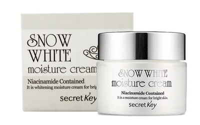 Secret Key Snow White, Moisture Cream (Krem rozjaśniający)
