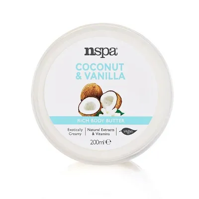 NSpa Beauty Rituals Coconut & Vanilla Rich Body Butter (Bogate masło do ciała z kokosem i wanilią)