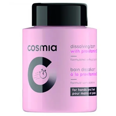 Cosmia Dissolving Bath with Provitamin B5 (Zmywacz do paznokci z gąbką do dłoni i stóp)