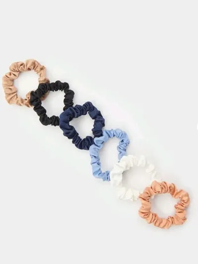 Sinsay Hair Scrunchies (Zestaw gumek do włosów bawełnianych)