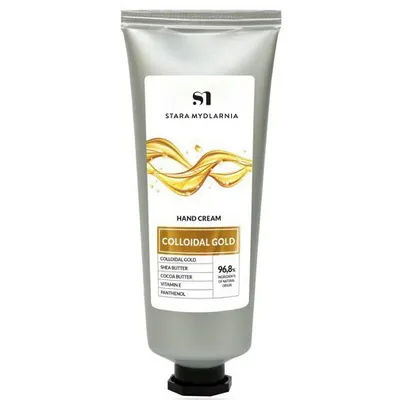 Stara Mydlarnia Eco Receptura, Colloidal Gold, Hand Cream (Złoto Koloidalne, Krem do rąk)