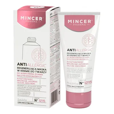 Mincer Pharma Antiallergic, Regenerująca maska w kremie  No. 1215