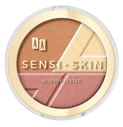 AA Sensi Skin, 3 in 1 Face Contouring Set (3 w 1 set modelujący do twarzy)
