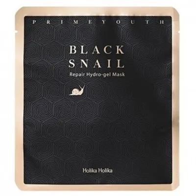 Holika Holika Prime Youth, Black Snail, Repair Hydro-Gel Mask (Żelowa maska do twarzy)